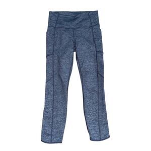 Athleta High Rise Chaturanga Capri Crop Leggings Gray Size Small